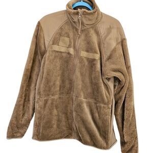 US Army Polartec Fleece Jacket Gen III Level 3 Medium Long Coyote Brown ECWCS 21